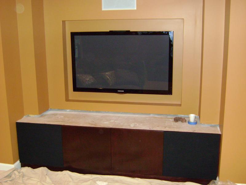 Built in TV center